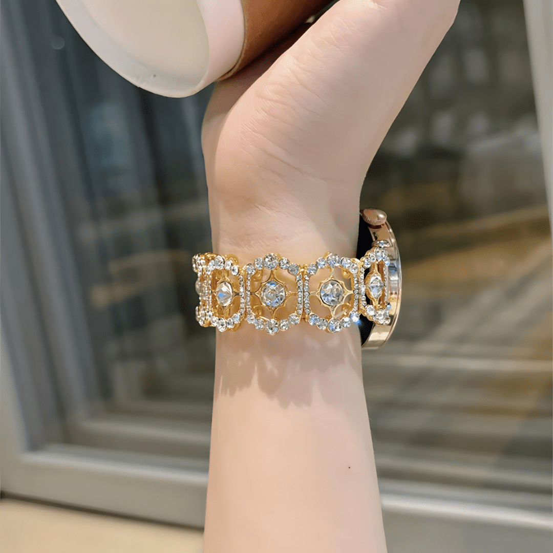 Crystal Rosette Galaxy Watch Band - Dolbrook Jewelers