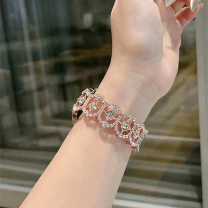Crystal Rosette Galaxy Watch Band - Dolbrook Jewelers