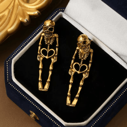 Dark Romance Ear Jacket Skeleton Earrings - Dolbrook Jewelers