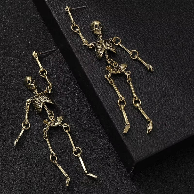 Dark Romance Skeleton Dangles - Dolbrook Jewelers