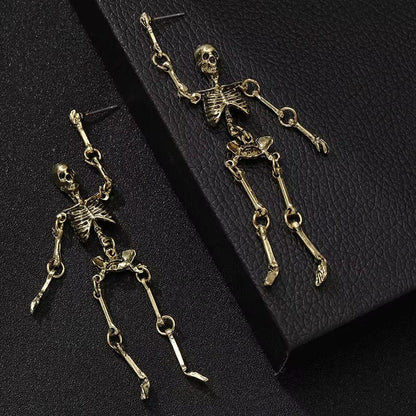 Dark Romance Skeleton Dangles - Dolbrook Jewelers