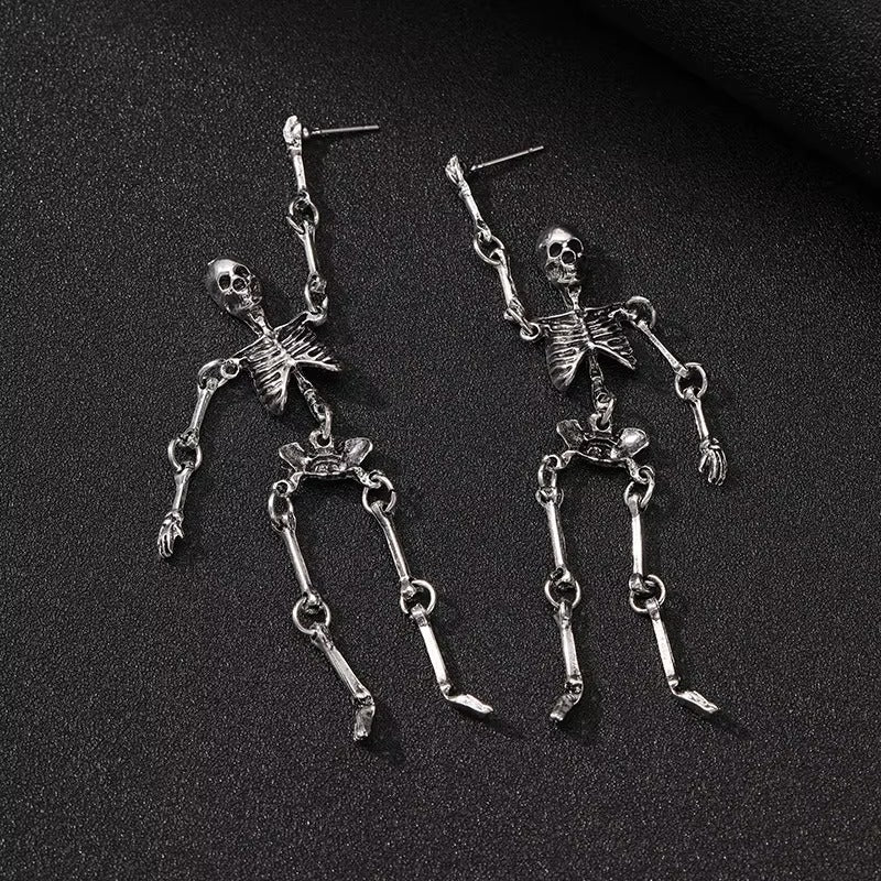 Dark Romance Skeleton Dangles - Dolbrook Jewelers