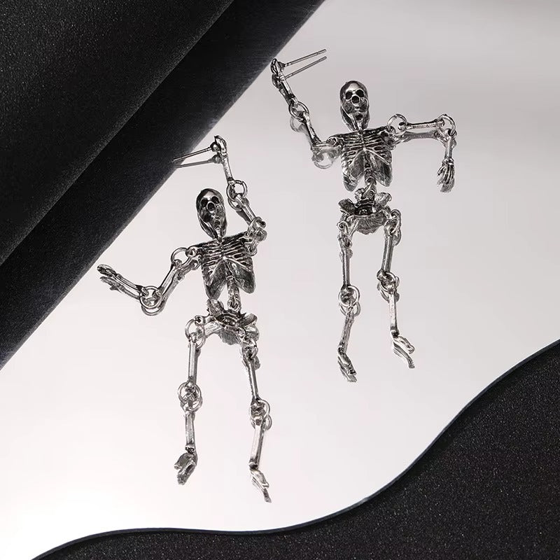 Dark Romance Skeleton Dangles - Dolbrook Jewelers