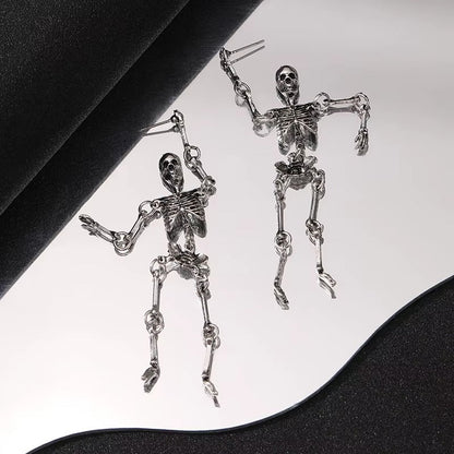 Dark Romance Skeleton Dangles - Dolbrook Jewelers