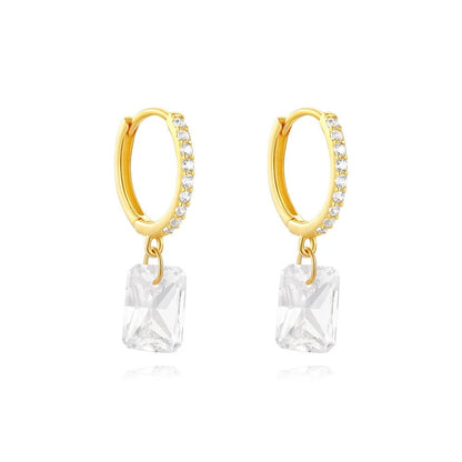 Diana Crown Jewel Hoops - Dolbrook Jewelers