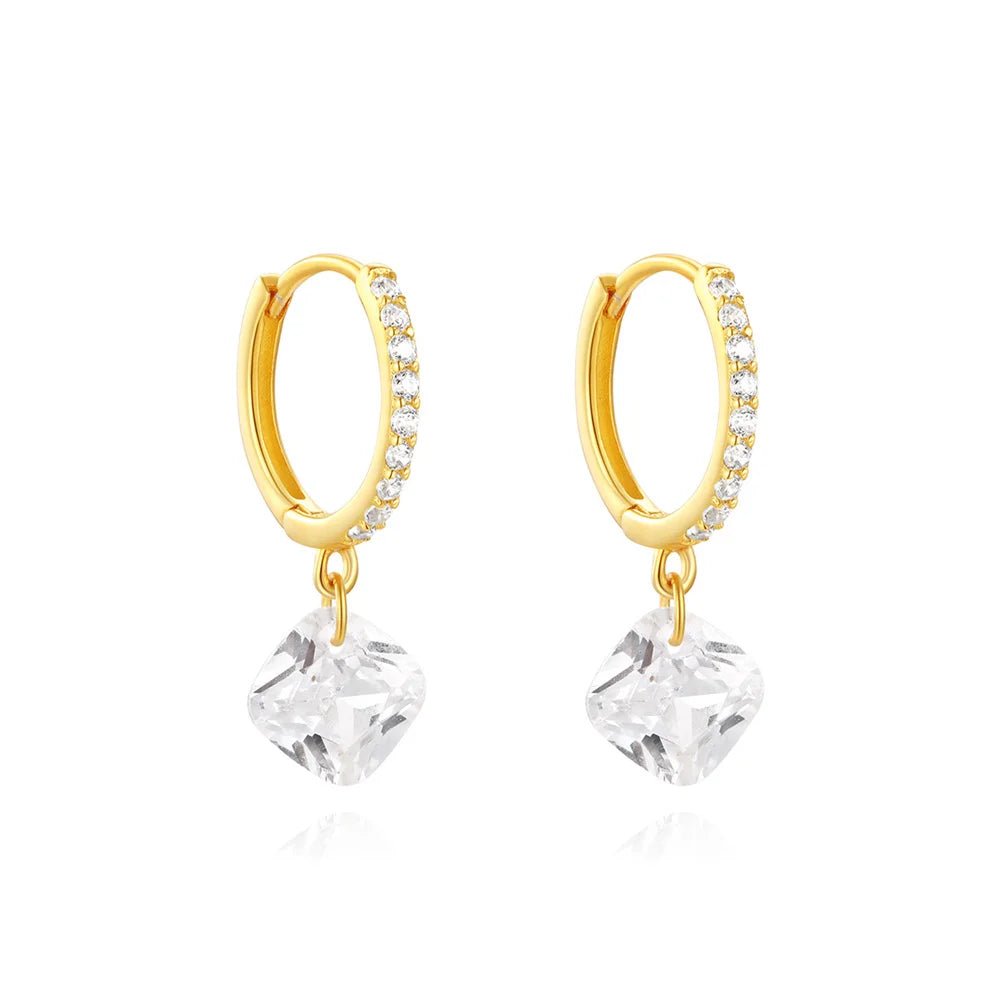 Diana Crown Jewel Hoops - Dolbrook Jewelers