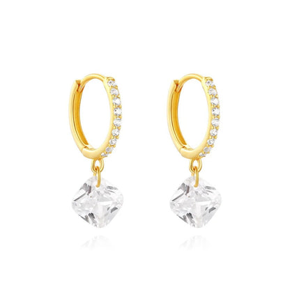 Diana Crown Jewel Hoops - Dolbrook Jewelers