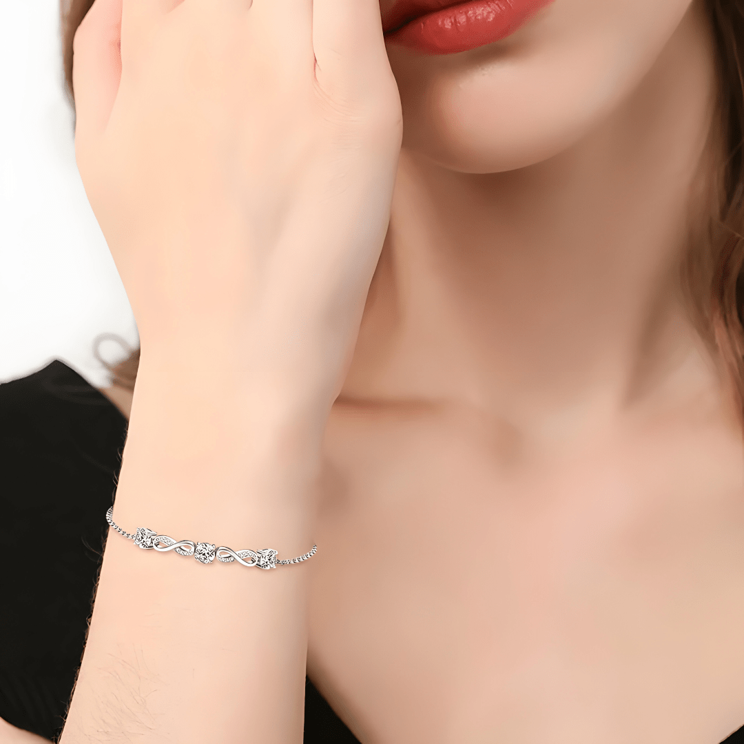 Double Infinity Promise Bracelet - Dolbrook Jewelers