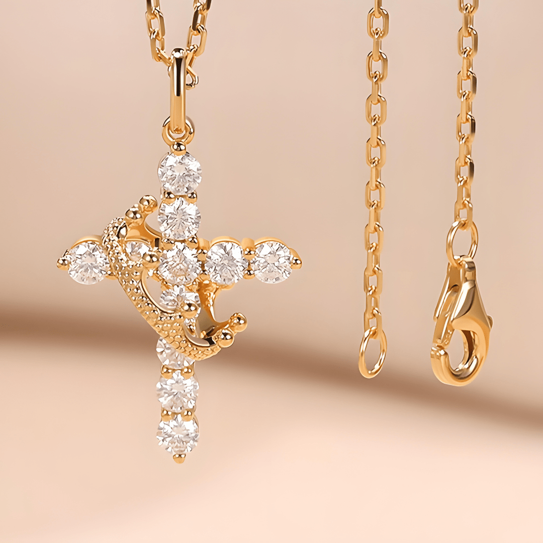 Elara Divine Sparkle Necklace | 925 Sterling Silver - Dolbrook Jewelers