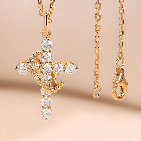 Elara Divine Sparkle Necklace | 925 Sterling Silver - Dolbrook Jewelers