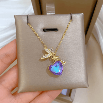 Enchanted Fairy Heart Necklace - Dolbrook Jewelers