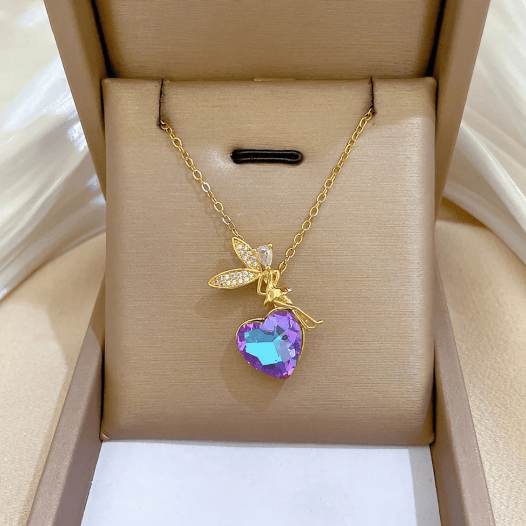 Enchanted Fairy Heart Necklace - Dolbrook Jewelers