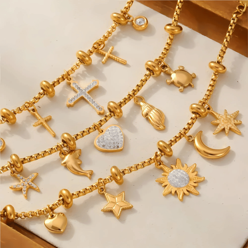 Faith & Nature Charm Bracelet Stack - Dolbrook Jewelers