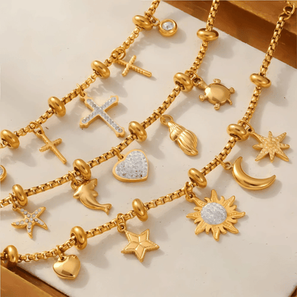 Faith & Nature Charm Bracelet Stack - Dolbrook Jewelers