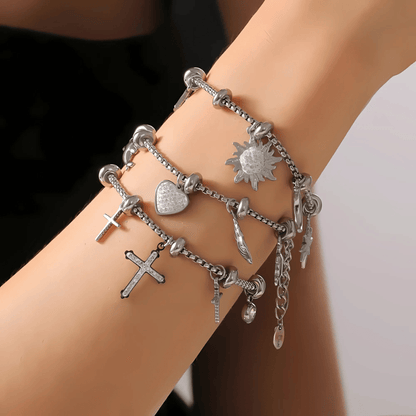 Faith & Nature Charm Bracelet Stack - Dolbrook Jewelers