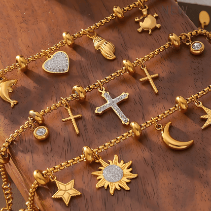 Faith & Nature Charm Bracelet Stack - Dolbrook Jewelers