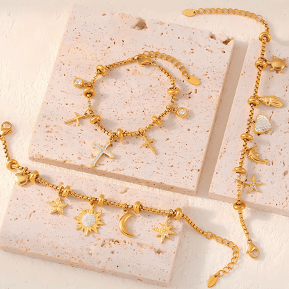 Faith & Nature Charm Bracelet Stack - Dolbrook Jewelers