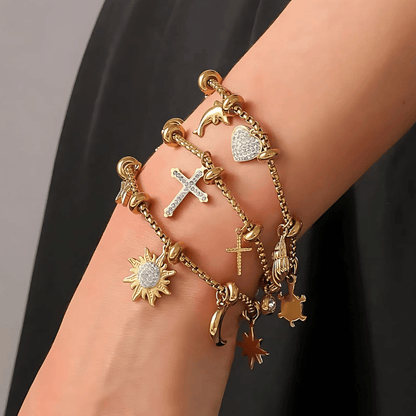 Faith & Nature Charm Bracelet Stack - Dolbrook Jewelers