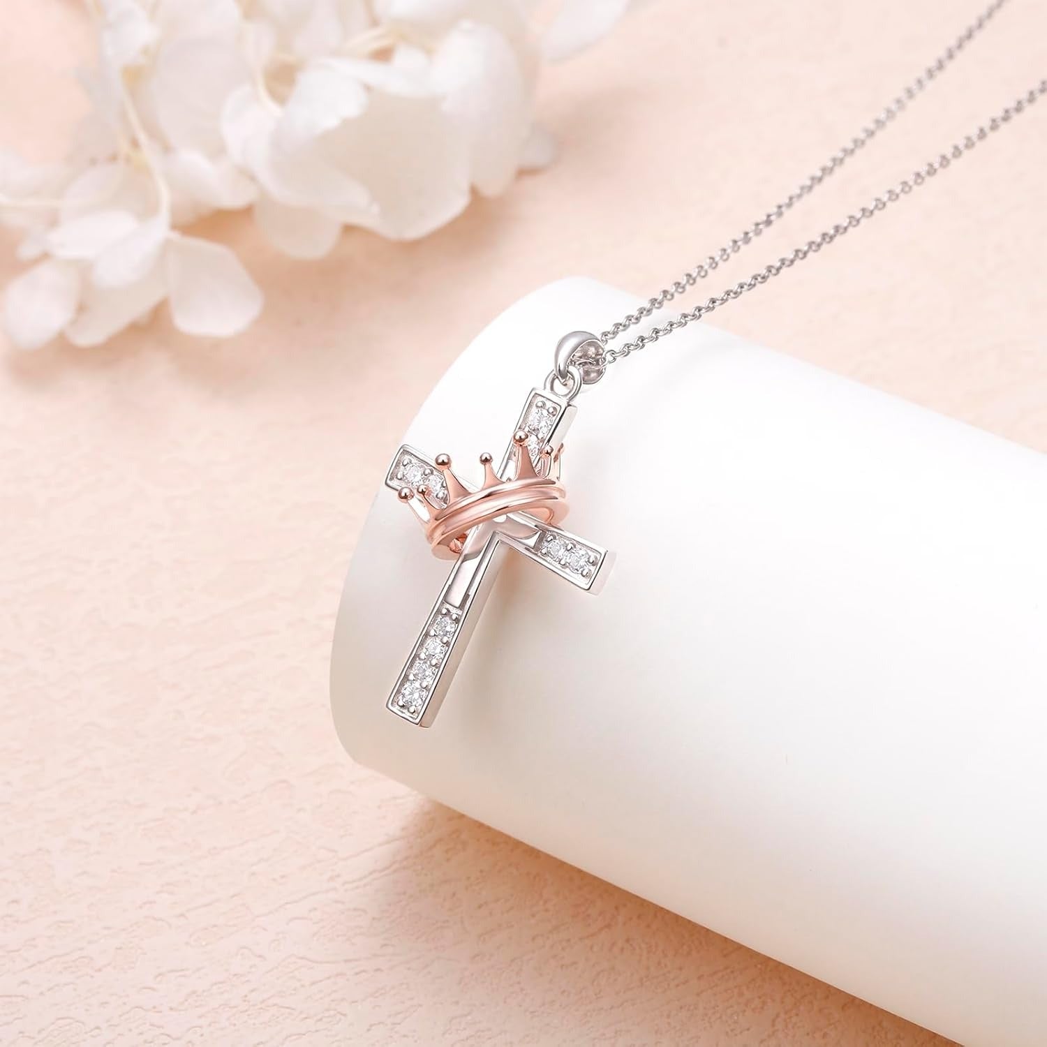 Faith Pendant Necklace | 925 Sterling Silver - Dolbrook Jewelers