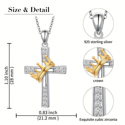 Faith Pendant Necklace | 925 Sterling Silver - Dolbrook Jewelers