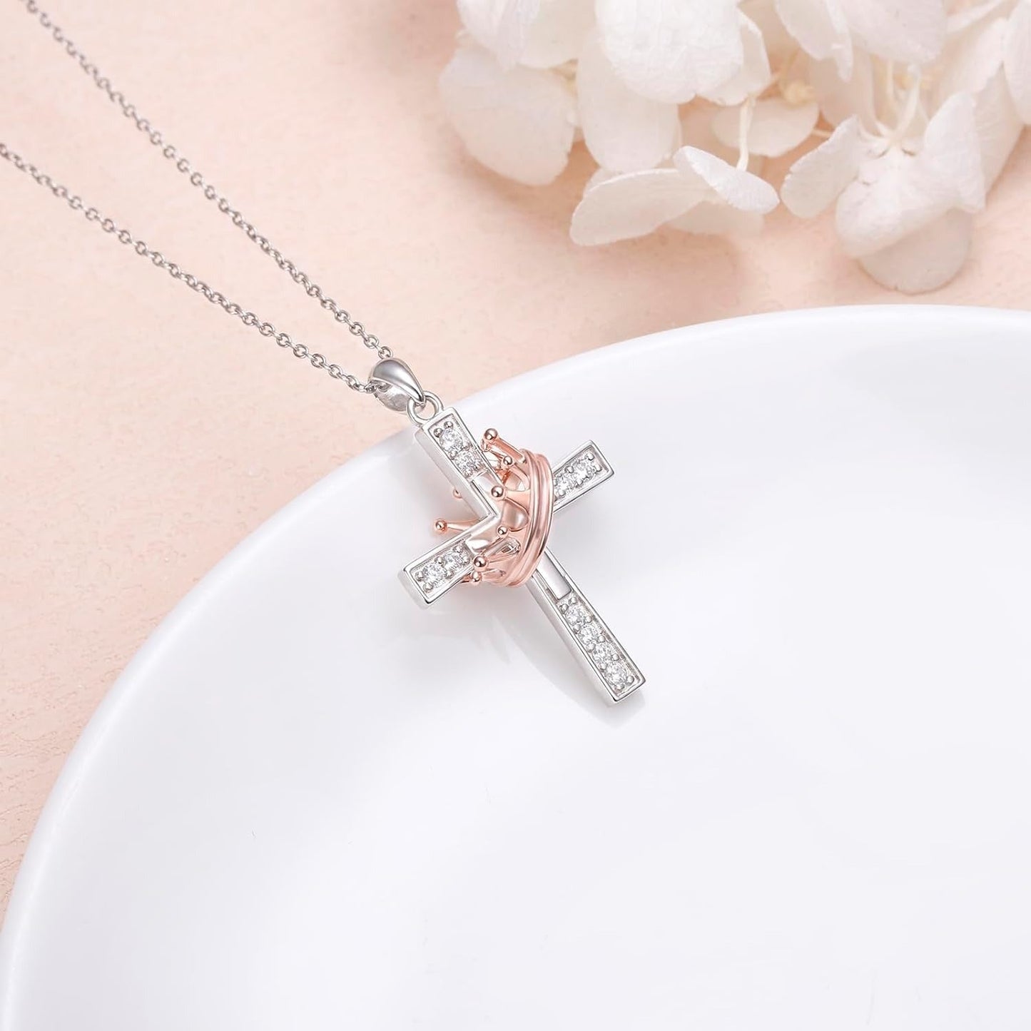 Faith Pendant Necklace | 925 Sterling Silver - Dolbrook Jewelers