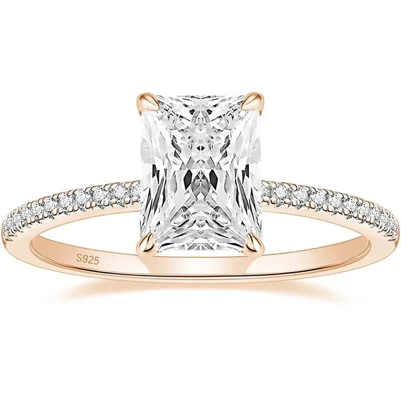 Forever Brilliant Pavé Solitaire Ring - Dolbrook Jewelers