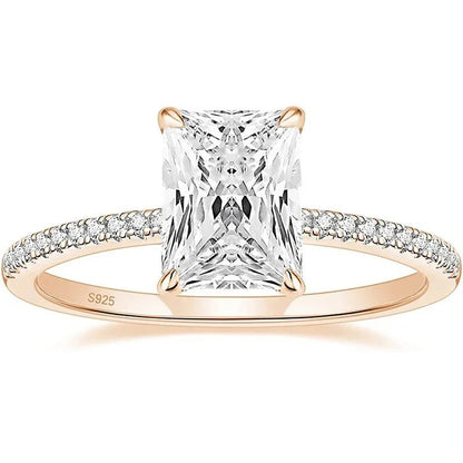Forever Brilliant Pavé Solitaire Ring - Dolbrook Jewelers