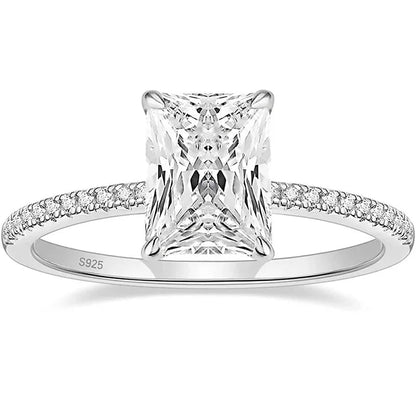 Forever Brilliant Pavé Solitaire Ring - Dolbrook Jewelers