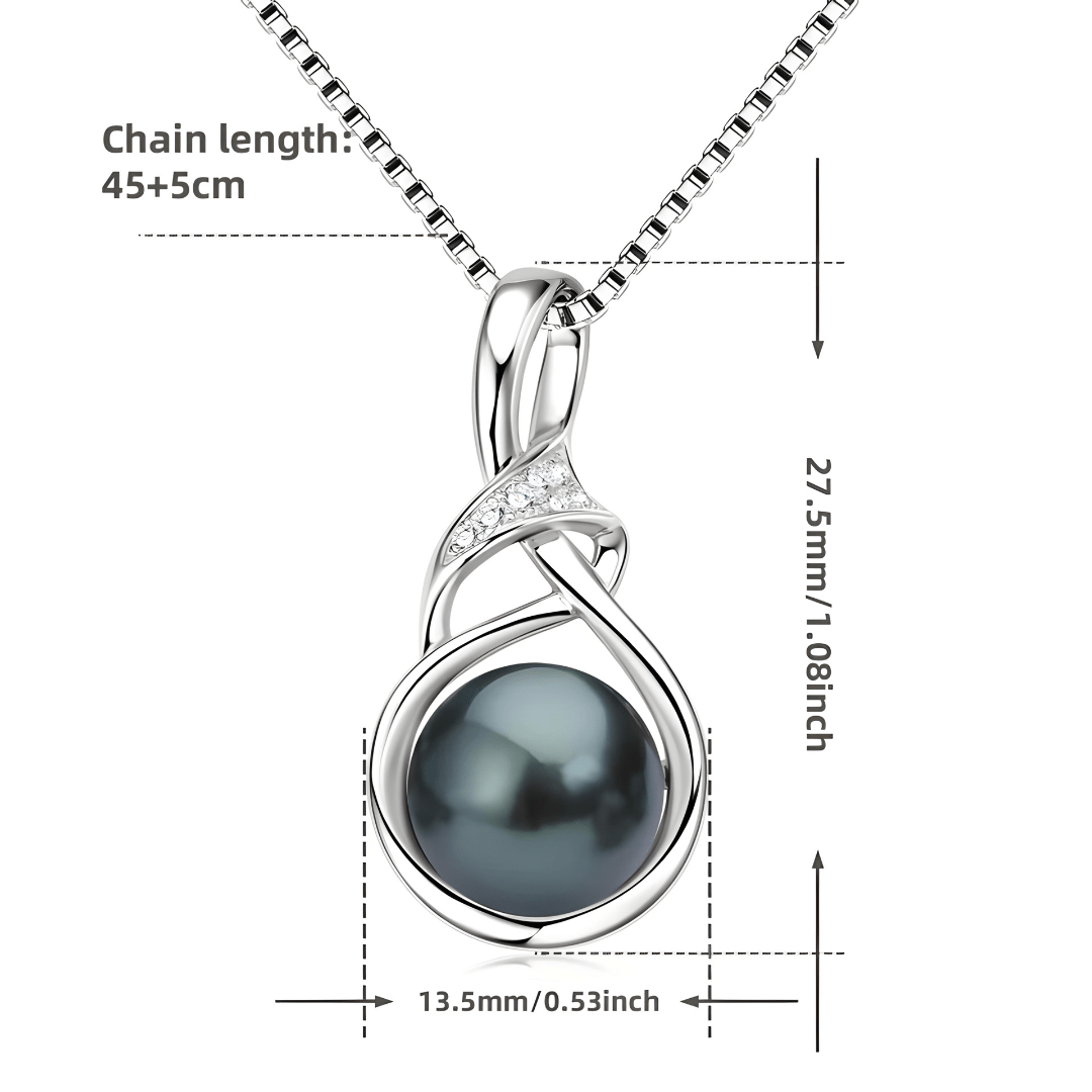 Genuine Tahitian Black Pearl Necklace - Dolbrook Jewelers