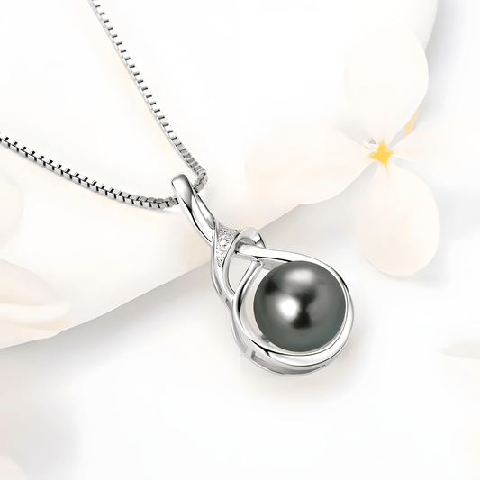 Genuine Tahitian Black Pearl Necklace - Dolbrook Jewelers
