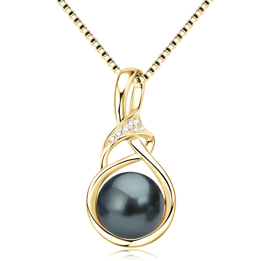 Genuine Tahitian Black Pearl Necklace - Dolbrook Jewelers