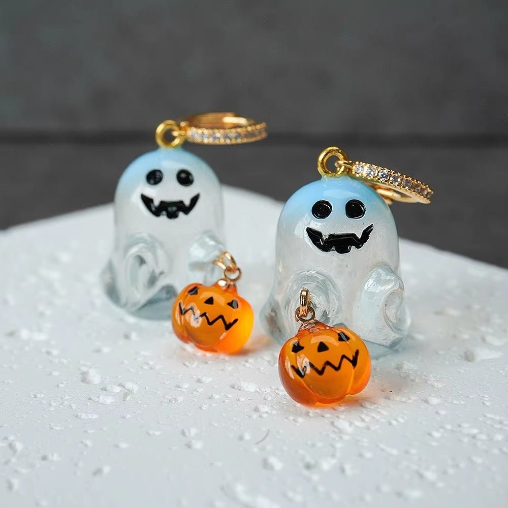 Ghostly Trick or Treat Hoops - Dolbrook Jewelers