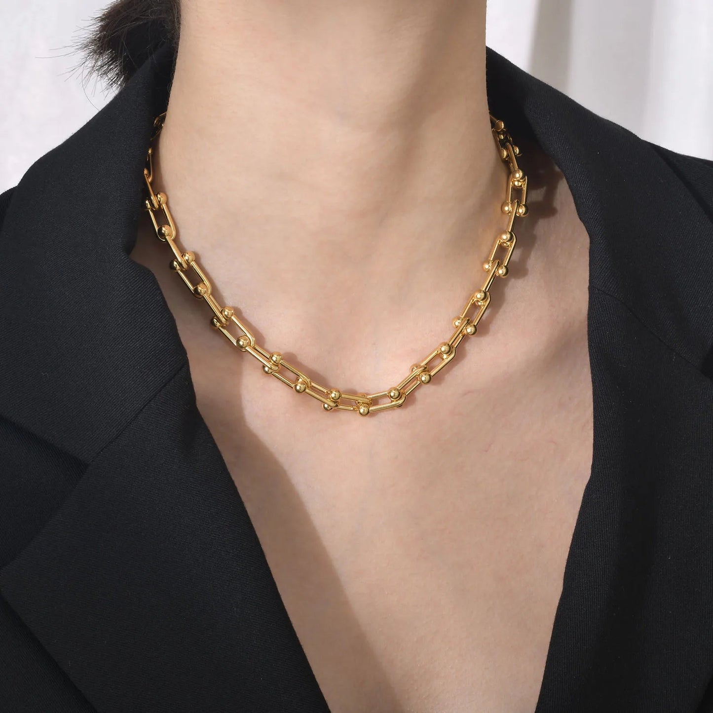 Gold Beaded Link Collection - Dolbrook Jewelers