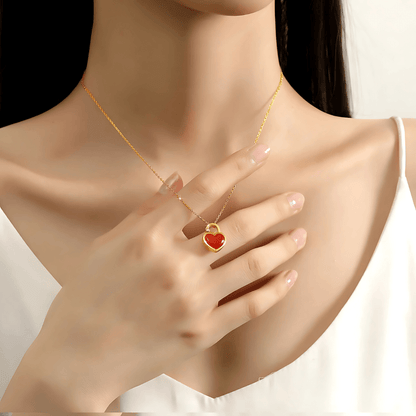 Healing Heart Lock Necklace - Dolbrook Jewelers