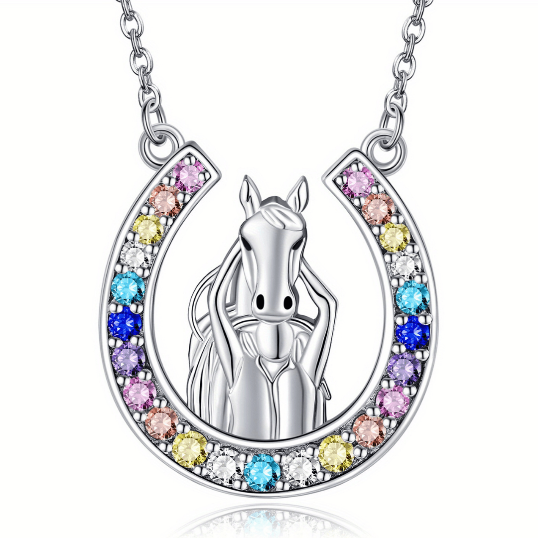Heartland Bond Rainbow Horseshoe Necklace - Dolbrook Jewelers