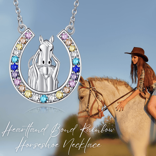 Heartland Bond Rainbow Horseshoe Necklace - Dolbrook Jewelers