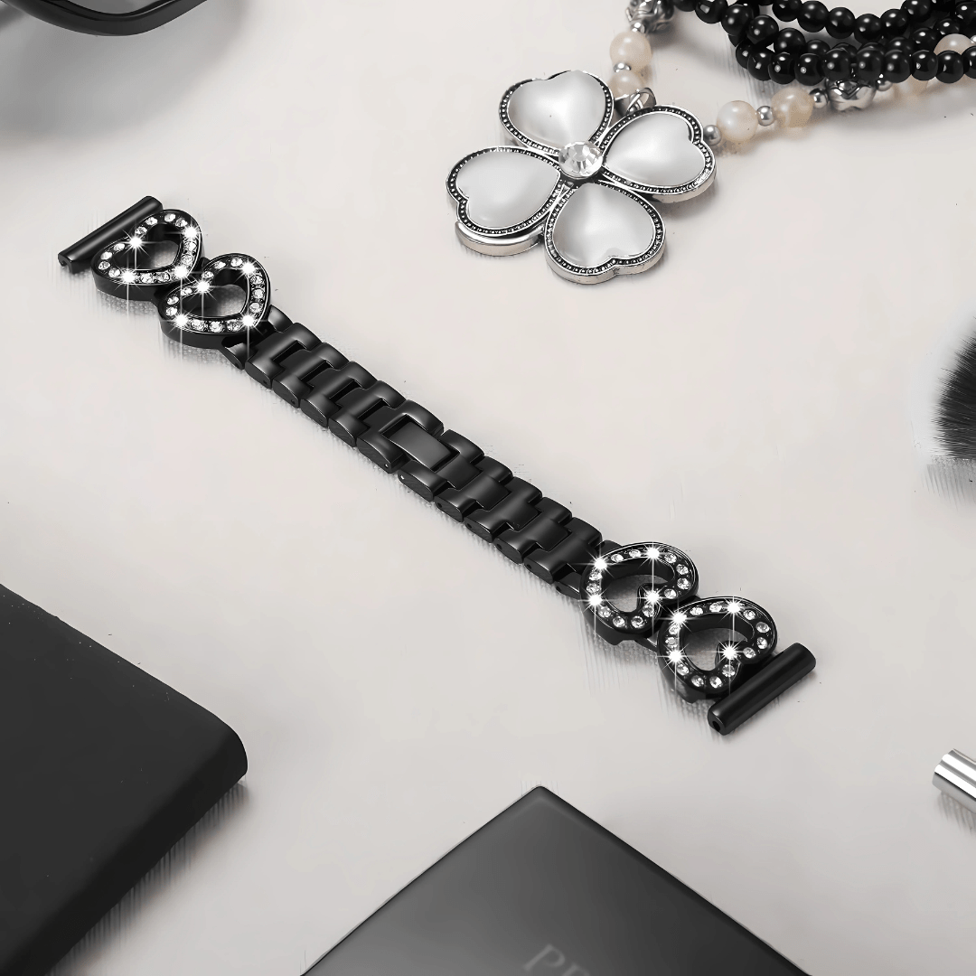 HeartLink Crystal Apple Watch Band - Dolbrook Jewelers