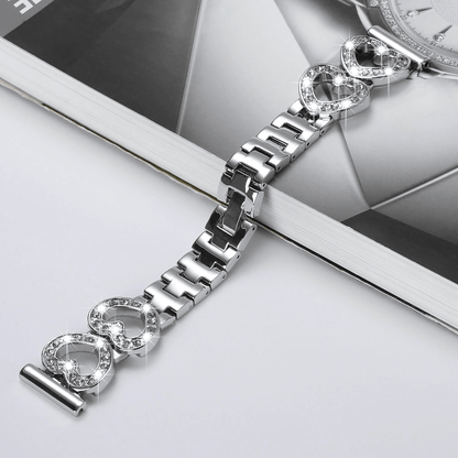 HeartLink Crystal Apple Watch Band - Dolbrook Jewelers
