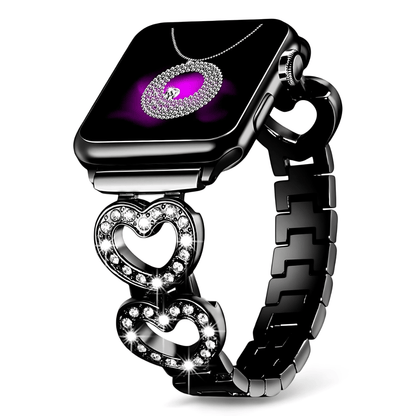 HeartLink Crystal Apple Watch Band - Dolbrook Jewelers