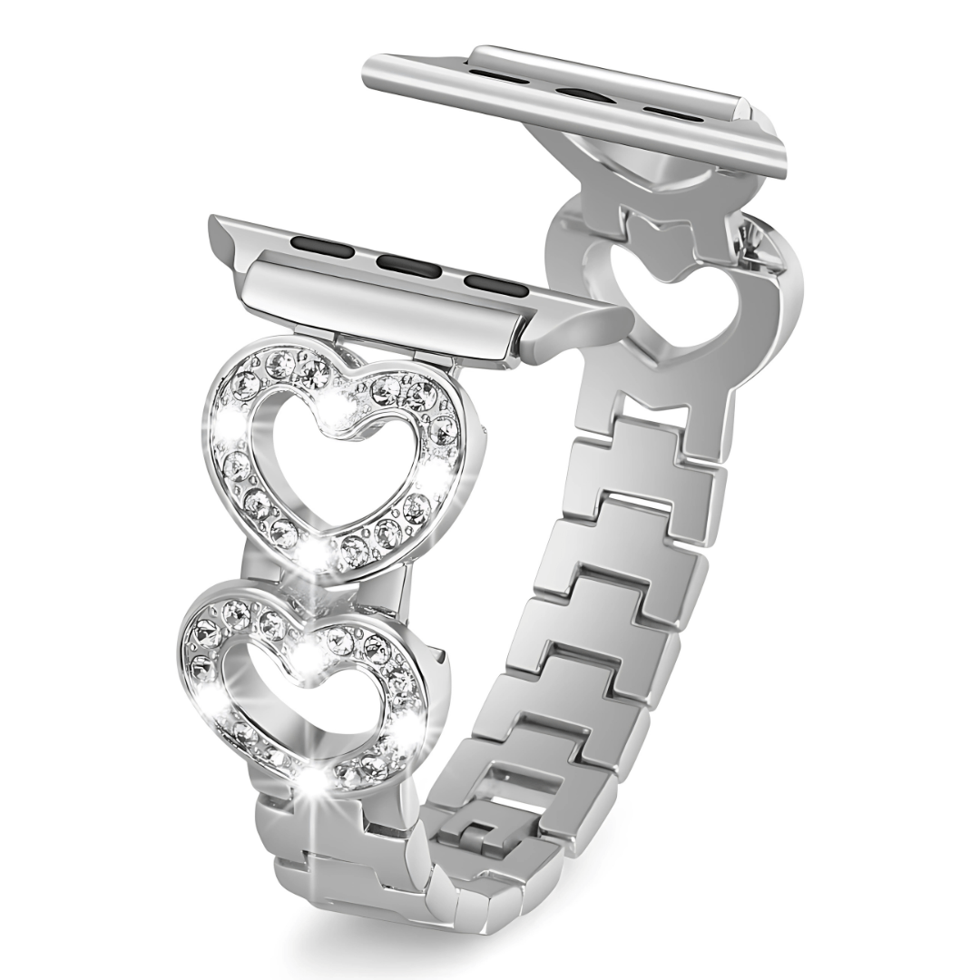 HeartLink Crystal Apple Watch Band - Dolbrook Jewelers
