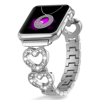 HeartLink Crystal Apple Watch Band - Dolbrook Jewelers