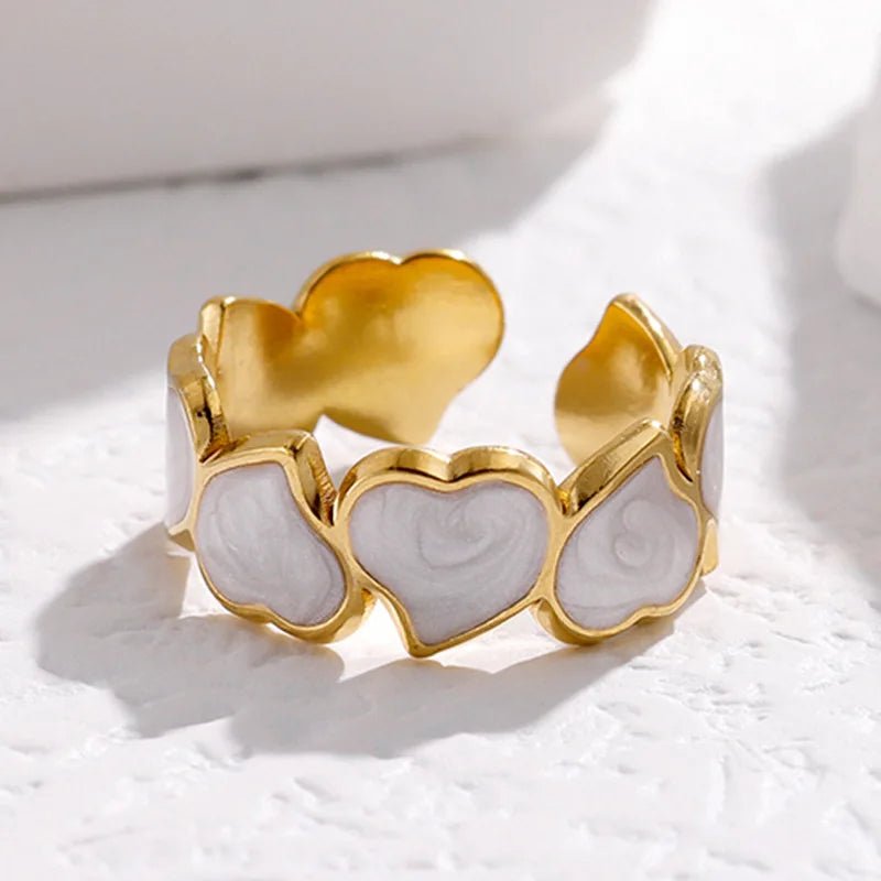 HeartLink Duo - Tone Ring - Dolbrook Jewelers