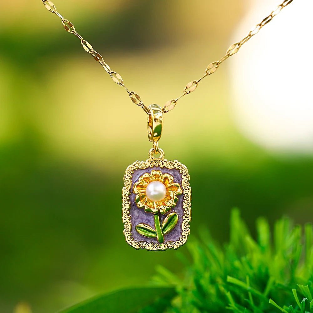Heirloom Bloom Flower Necklace - Dolbrook Jewelers