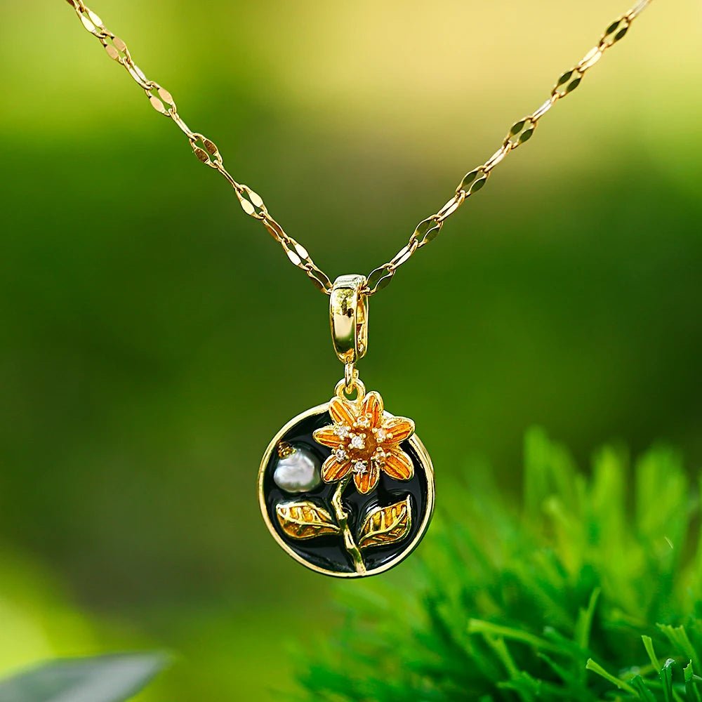 Heirloom Bloom Flower Necklace - Dolbrook Jewelers