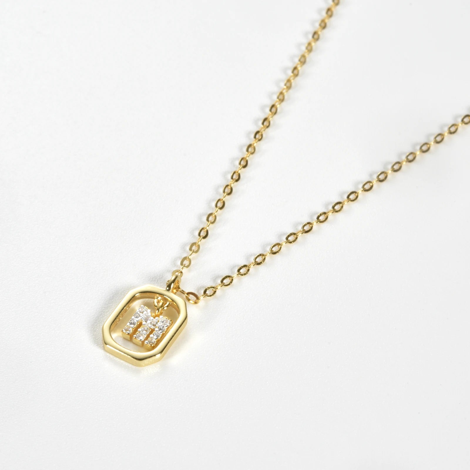 Her Story Initial Necklace | Sparkling Letter Pendant - Dolbrook Jewelers