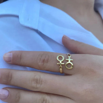 Linked by Love™ Double Venus Ring - Dolbrook Jewelers