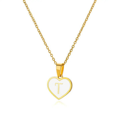 LoveScript Initial Necklace - Dolbrook Jewelers