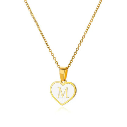 LoveScript Initial Necklace - Dolbrook Jewelers