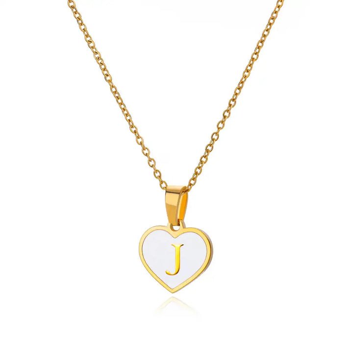LoveScript Initial Necklace - Dolbrook Jewelers