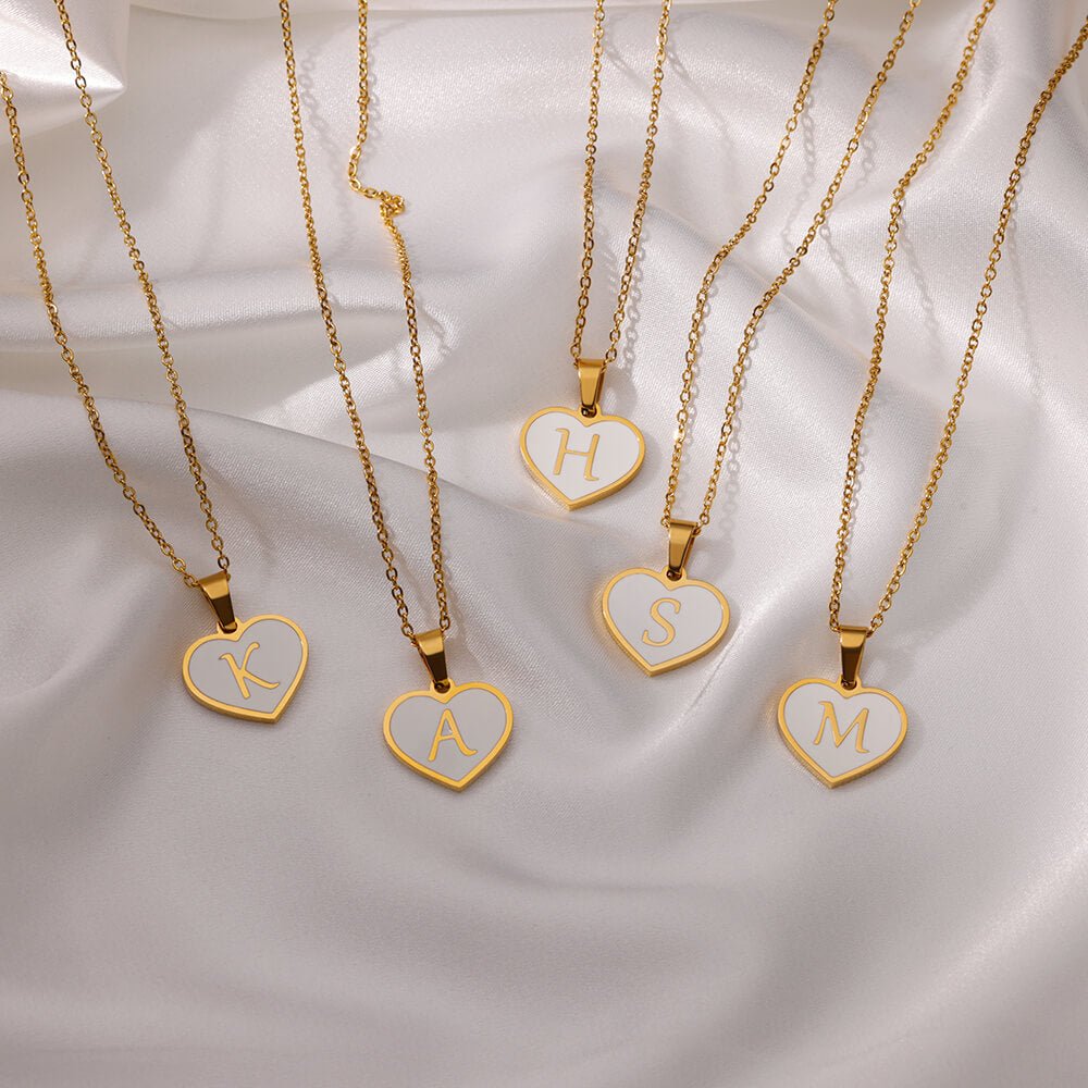 LoveScript Initial Necklace - Dolbrook Jewelers